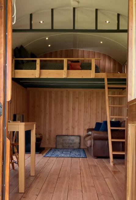 Shepherds Hut In A Private Meadow With Sea Views Campsite
